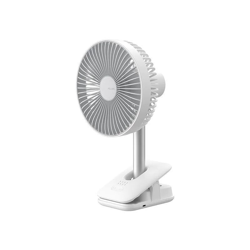 JISULIFE FA13R Clip Fan Auto-Oscillating Clip-on Fan (8000mAh) - White