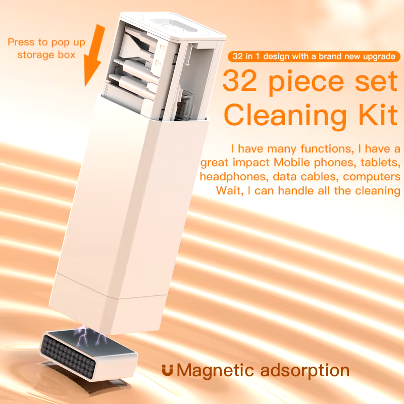 32-in-1 Multi-Functional Cleaning Kit - White