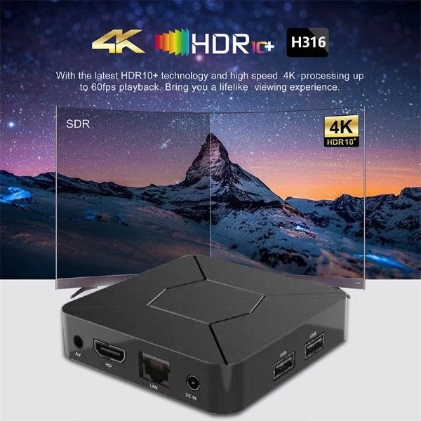 Q5 Android tv box 4k 2GB ram 8GB Storage Voice Remote IPTV compatible