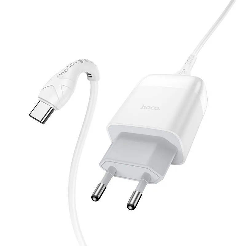 Hoco C72Q Type-C Glorious Wall charger set with cable
