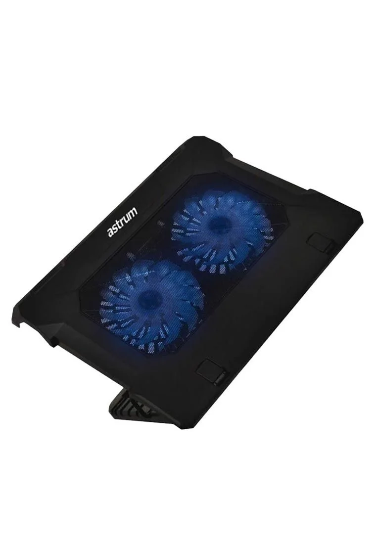 Cooling pad ASTRUM CP170 17.0" CLIPS BLACK