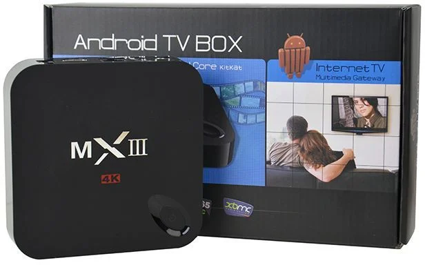 MXIII 4K Android TV Box- (Google Play Store, WiFi, Quad Core, 2GB, 8GB)