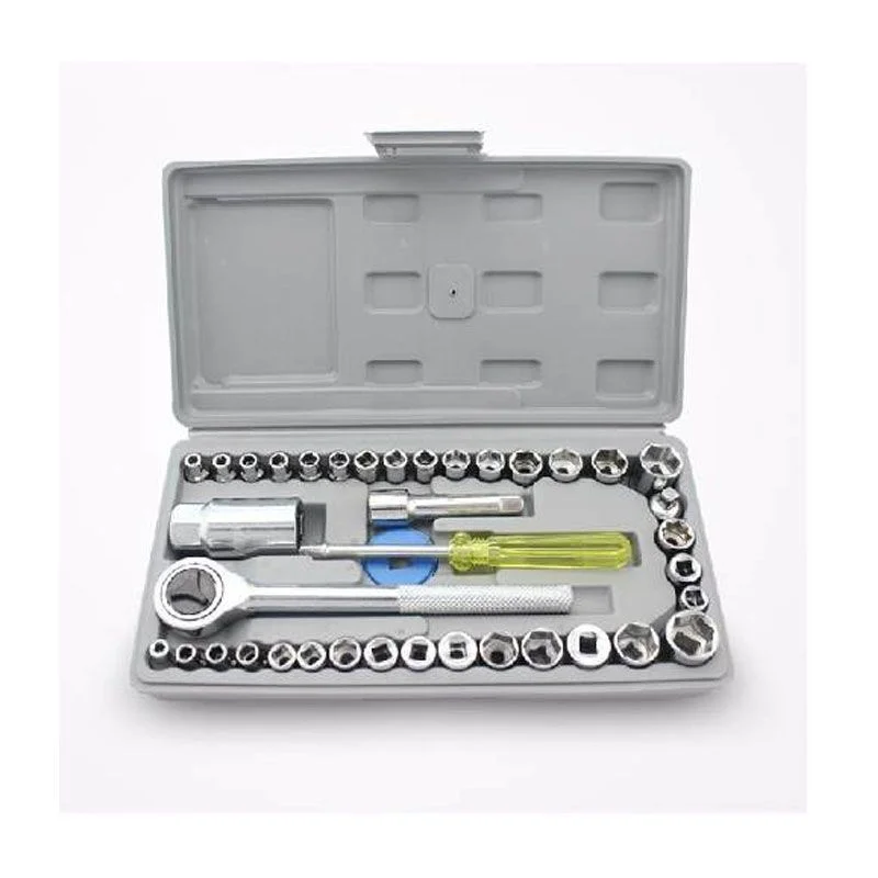 Auto Repair Combination Socket Wrench Set (40 Psc)