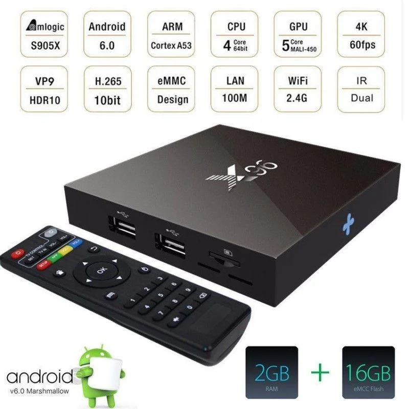 X96 Android TV BOX Mini - Android 6.0