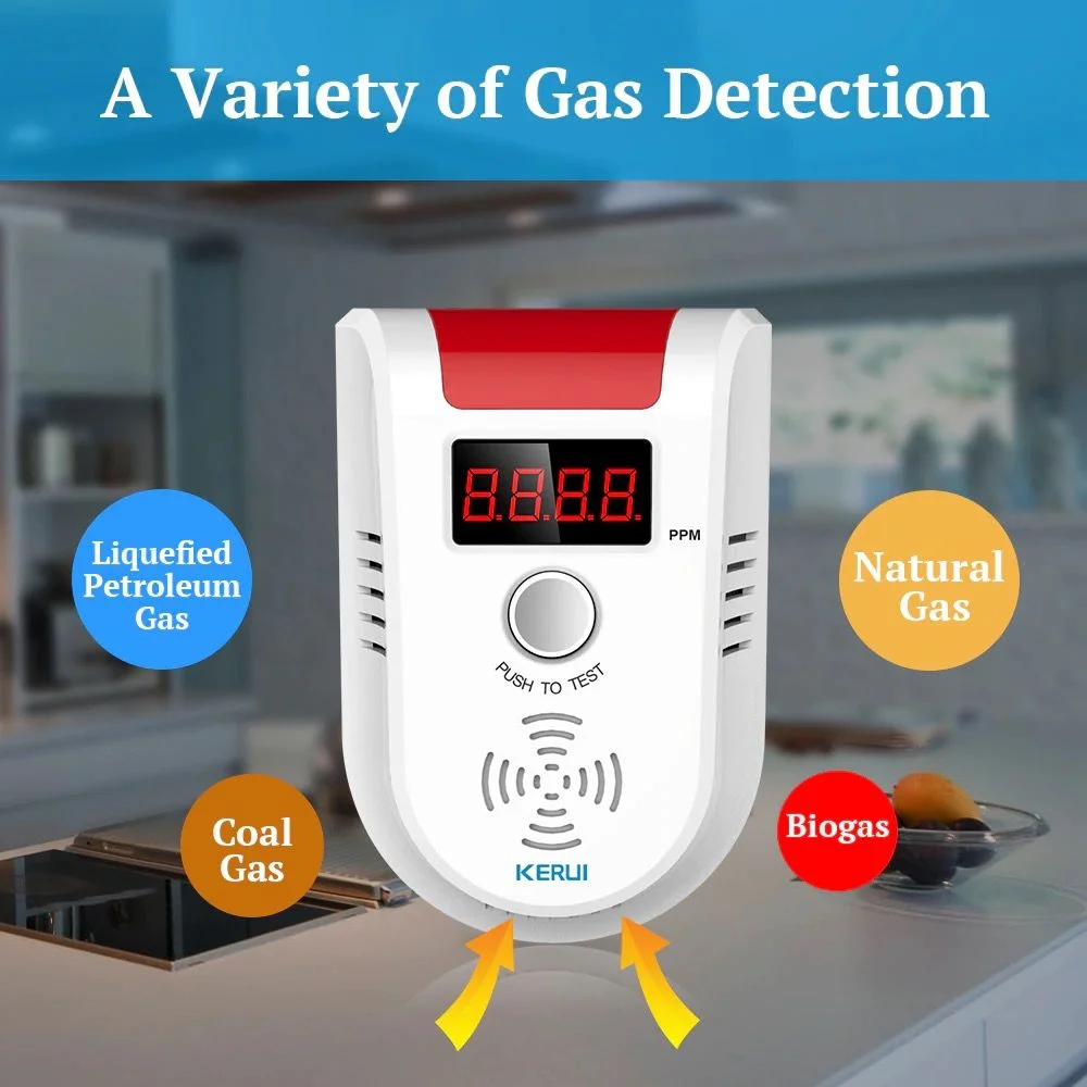 GAS Detector Alarm with Wireless Digital LED Display (KERUI GD13 )