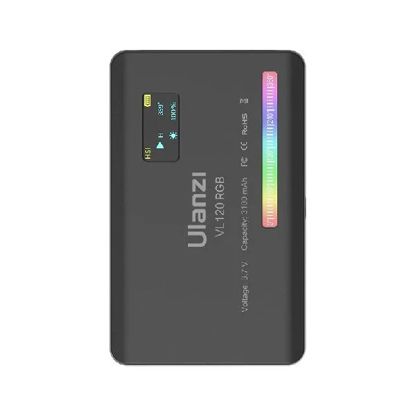 Ulanzi VL120 RGB Video Light For Photography Vlogging