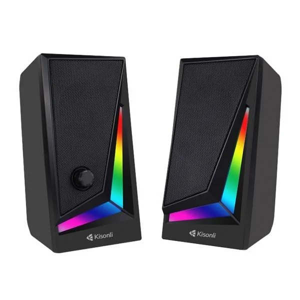 Kisonli X1 RGB Usb Stero Gadgets Light Speaker