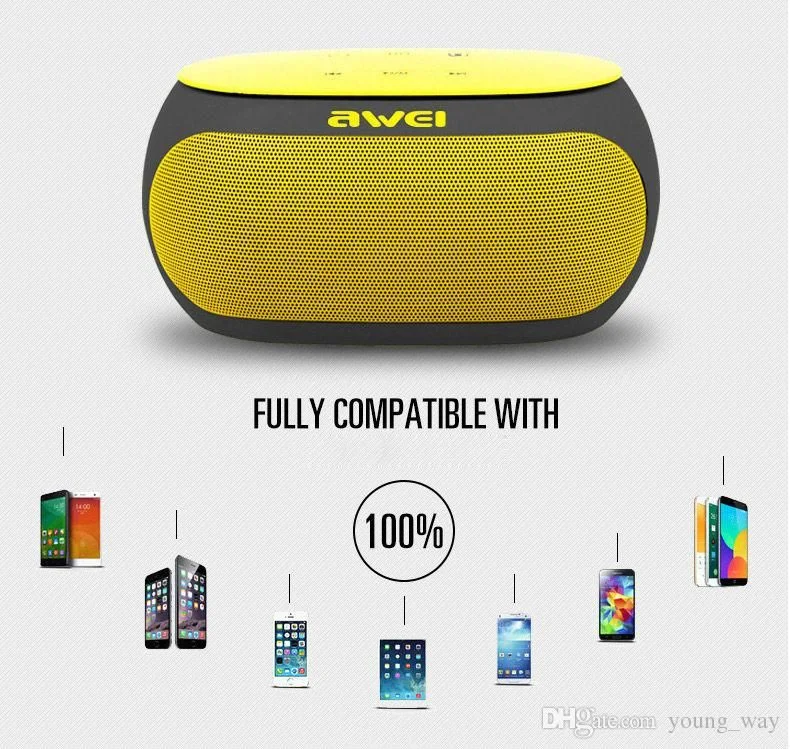 Wireless Bluetooth speaker with Mic by Awei (Y200)