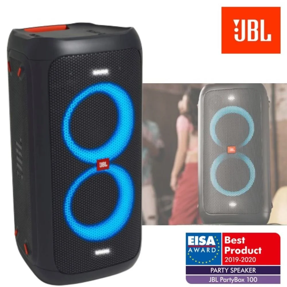 JBL PartyBox 100 Powerful Wireless Speaker (Rechargeable)