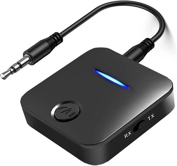 Bluetooth Audio Transmitter & Receiver (2-in-1) for TV, Headphones/Speaker/PC/Car/Home Stereo
