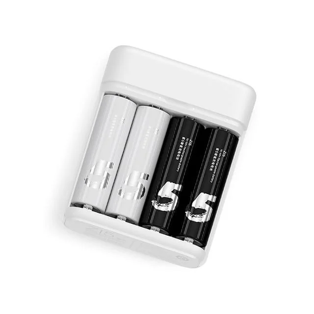 XIAOMI ZMI RECHARGEABLE 4 SLOTS PORTABLE BATTERY CHARGER