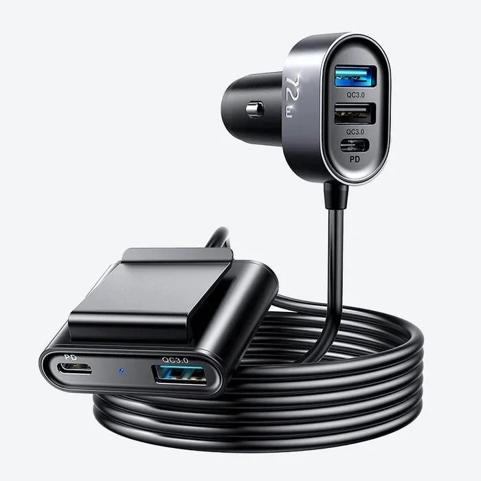 JOYROOM JR-CL05 72W Multi-port QC3.0+PD Fast Car Charger Adapter