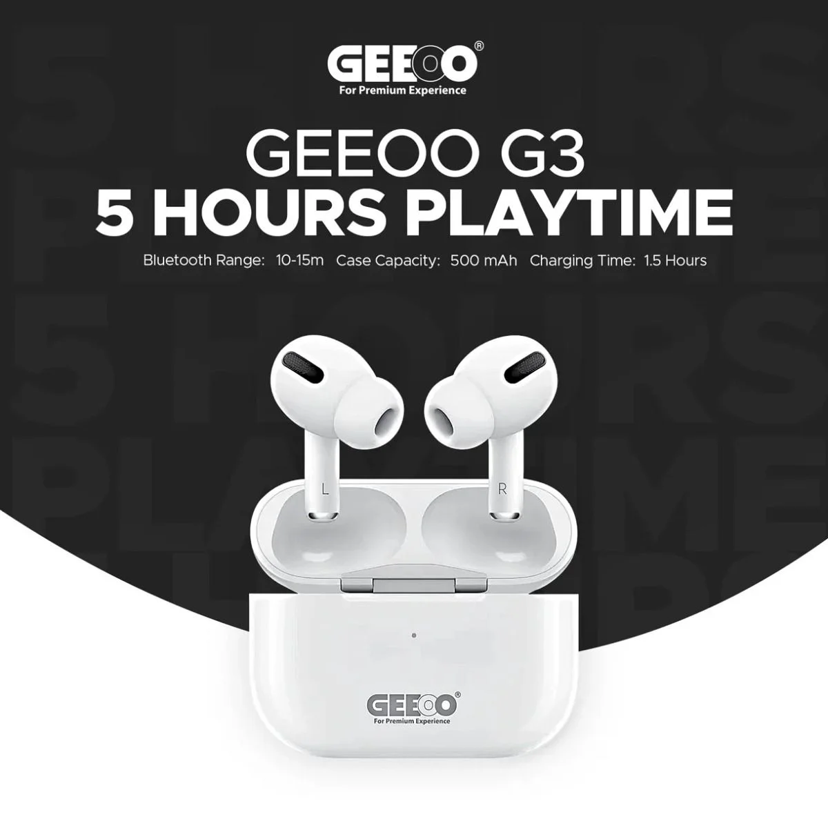 GEEOO G-3 TWS Wireless Earbuds