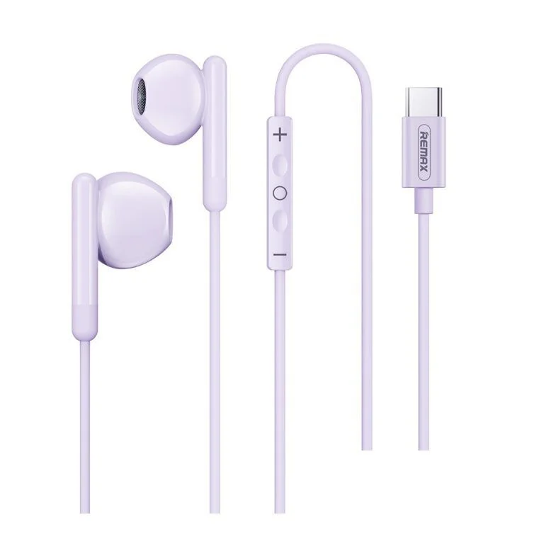 Remax RM-522a Type-C Earphone ? Purple Color