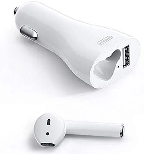 JOYROOM JR-CP1 2 In 1 Bluetooth Earbud USB Car Charger Adapter