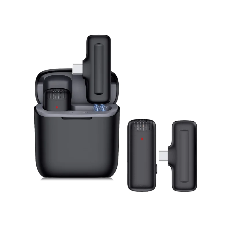 J11 Wireless Microphone with Charging Case ? Type-C (1:1)