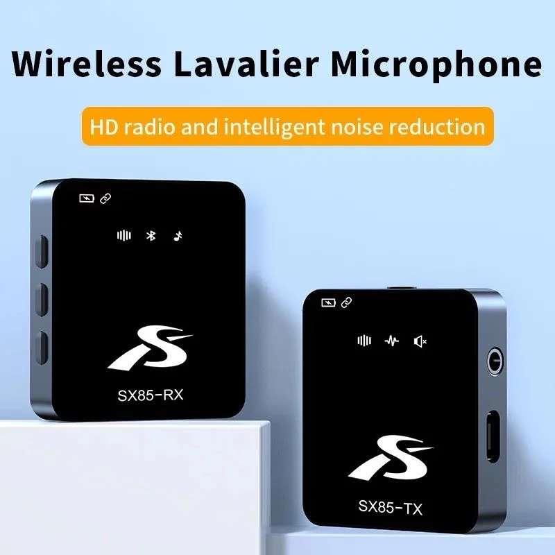 SX85 Audio Wireless Lavalier Microphone Type-C (1:2)