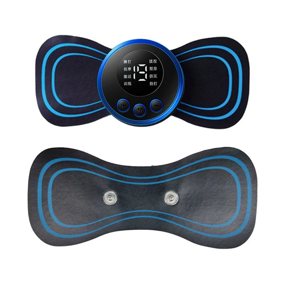 EMS Mini Electric Neck Pulse Massager With LCD Display (1 Pad)