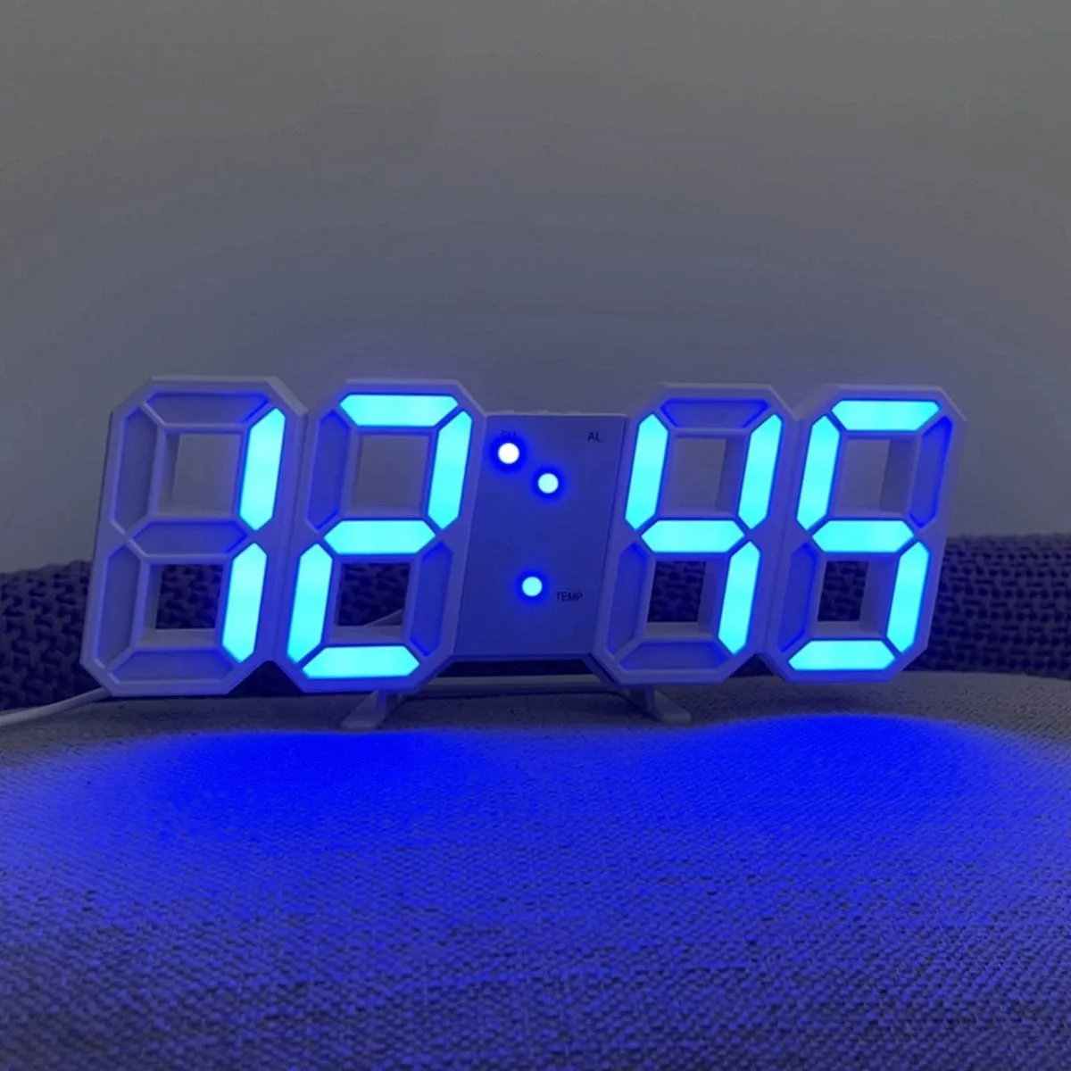 Digital Glowing 3D LED Wall Clock &amp; Table Clock