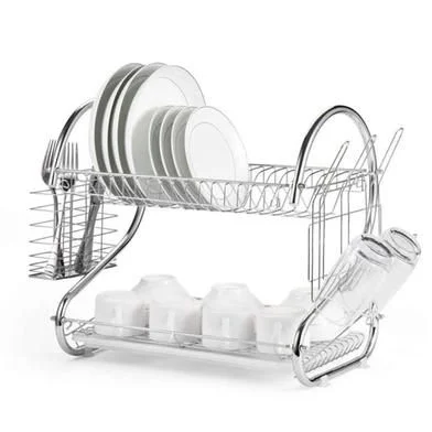 2 Layer Multipurpose Kitchen Dish Drainer Rack - WL264