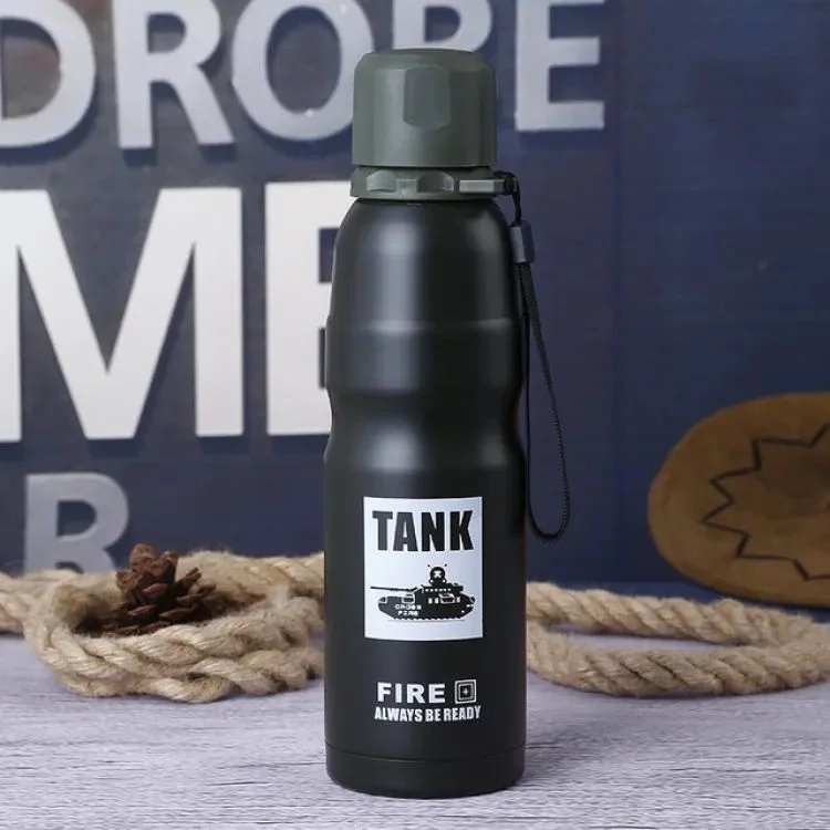 Metal Stainless Steel Thermos Portable Water Bottle - 500ml 