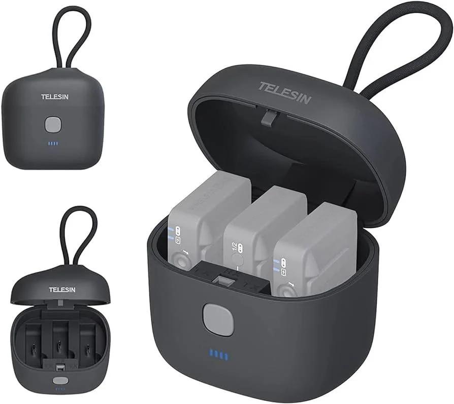 TELESIN TE-WMB-001 Charging Case For Rode Wireless GO &amp; GO II