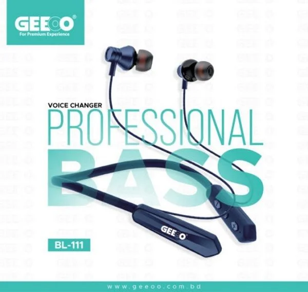 Geeoo BL-111 Voice Changer ENC Neckband