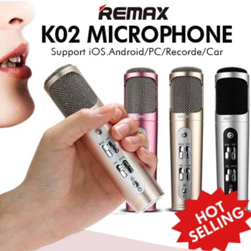 Noise Canceling Smart Microphone for iOS, Android (Remax K02)