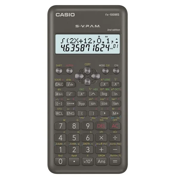 Casio fx-100MS 2 (2nd edition) Non-Programable Scientific Calculator