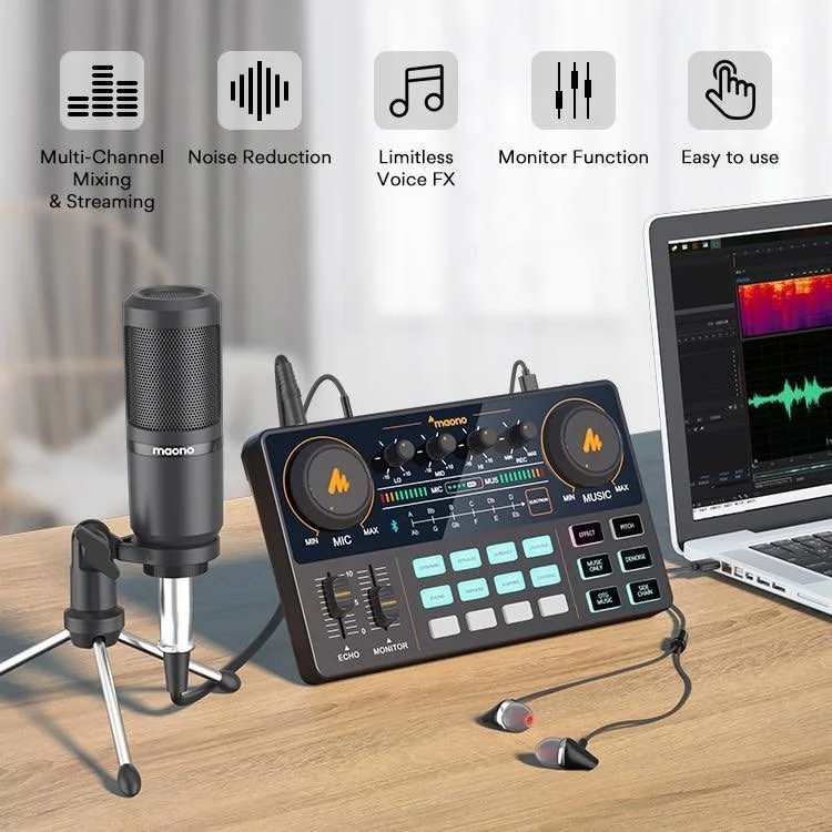 MAONOCASTER Lite Live Streaming Bundle AU-AM200-S1 : All-In-One Podcast Production Studio
