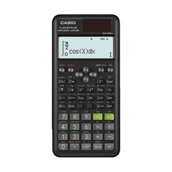 Original Casio fx-991ES Plus-2 (2nd Edition) Non-programmable Scientific Calculator with Textbook Display Experience