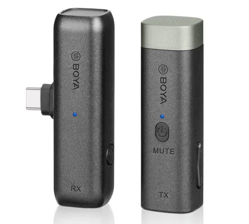 BOYA BY-WM3U 2.4GHz Wireless Microphone for Android Devices, Cameras, Smartphones