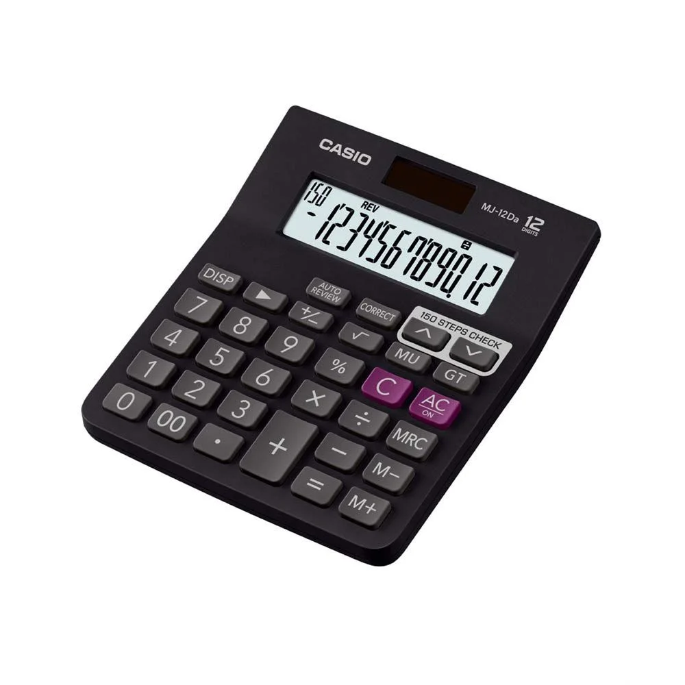 Original Casio 12 digits Desktop Calculator (MJ-12DA)