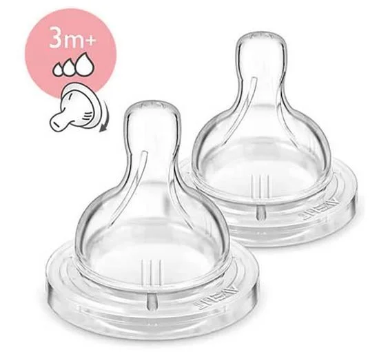 Philips Avent SCF635/27 Anti-Colic Teat Feeding Nipple (White)