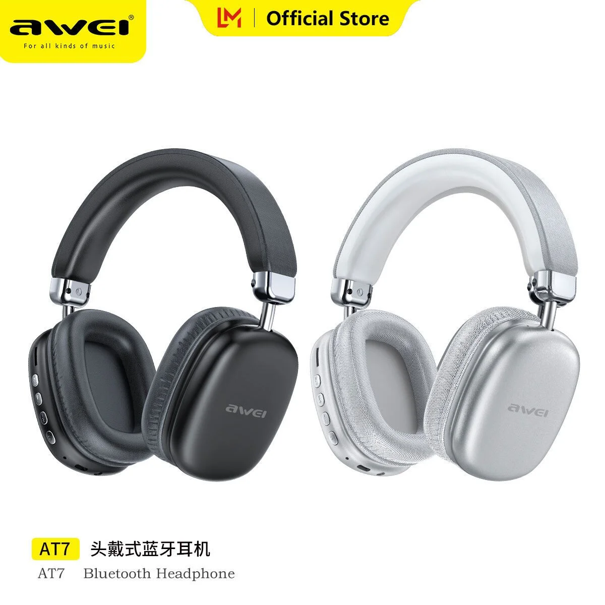 Awei AT7 Bluetooth Wireless Headphone