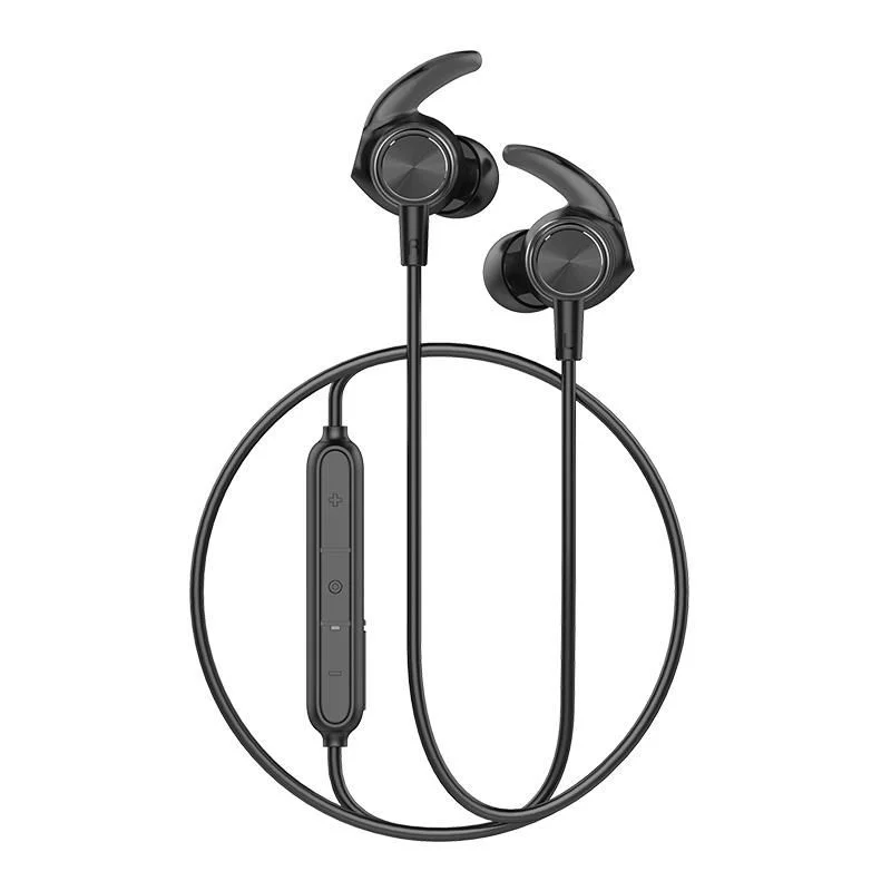 UiiSii BT800J Bluetooth Magnetic Neckband Sports Headphones (Black)