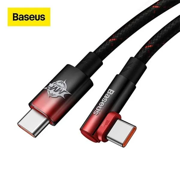 Baseus MVP 2 Elbow-shaped Data Cable Type-C to Type-C 100W (CAVP000620)