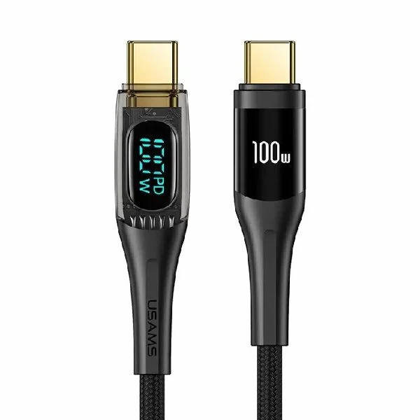 USAMS US-SJ591 Type-C To Type-C PD 100W Fast Charging Cable-2 Meter