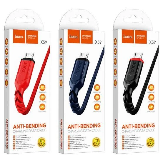 HOCO X59 Anti Bending Charging Data Cable