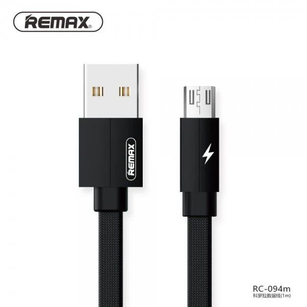 Remax RC-094m Kerolla Fabric Micro USB Data Cable with 2.1A