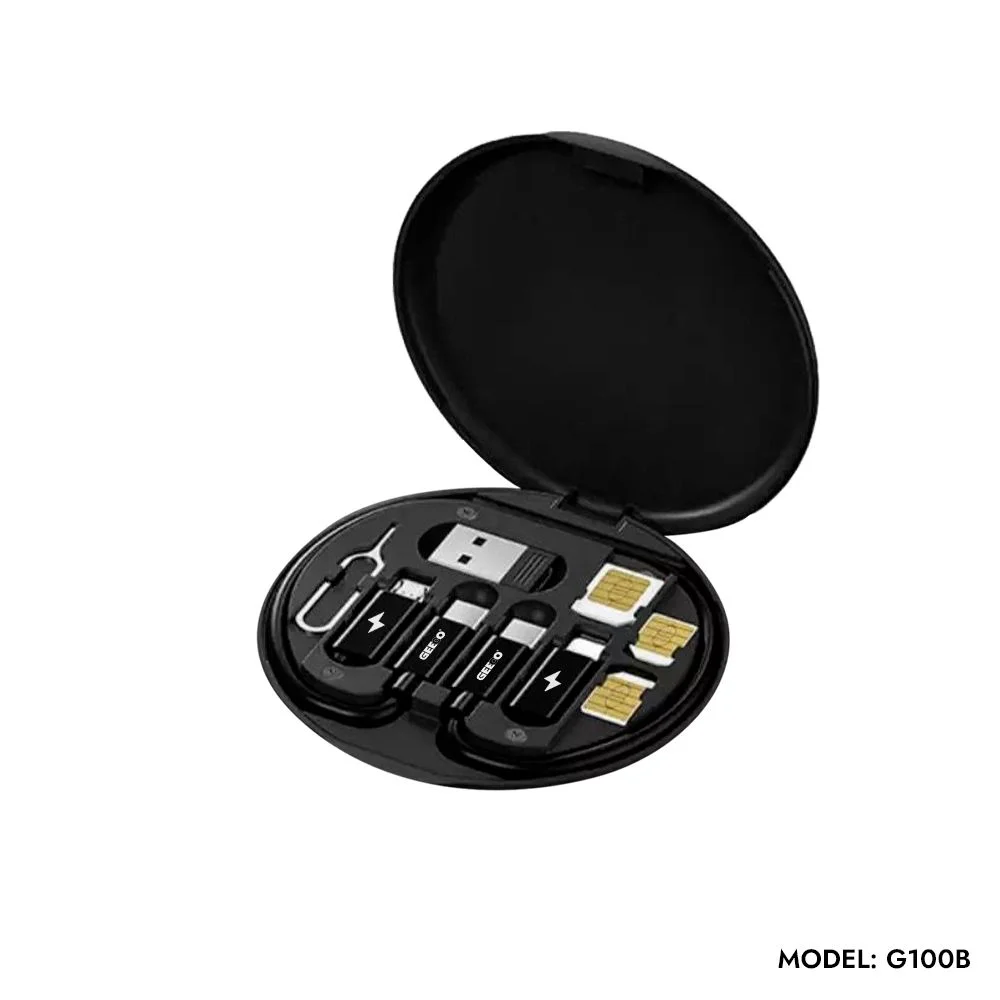 GEEOO G-100 Multi Function Fast Charging Data Cable Set Box