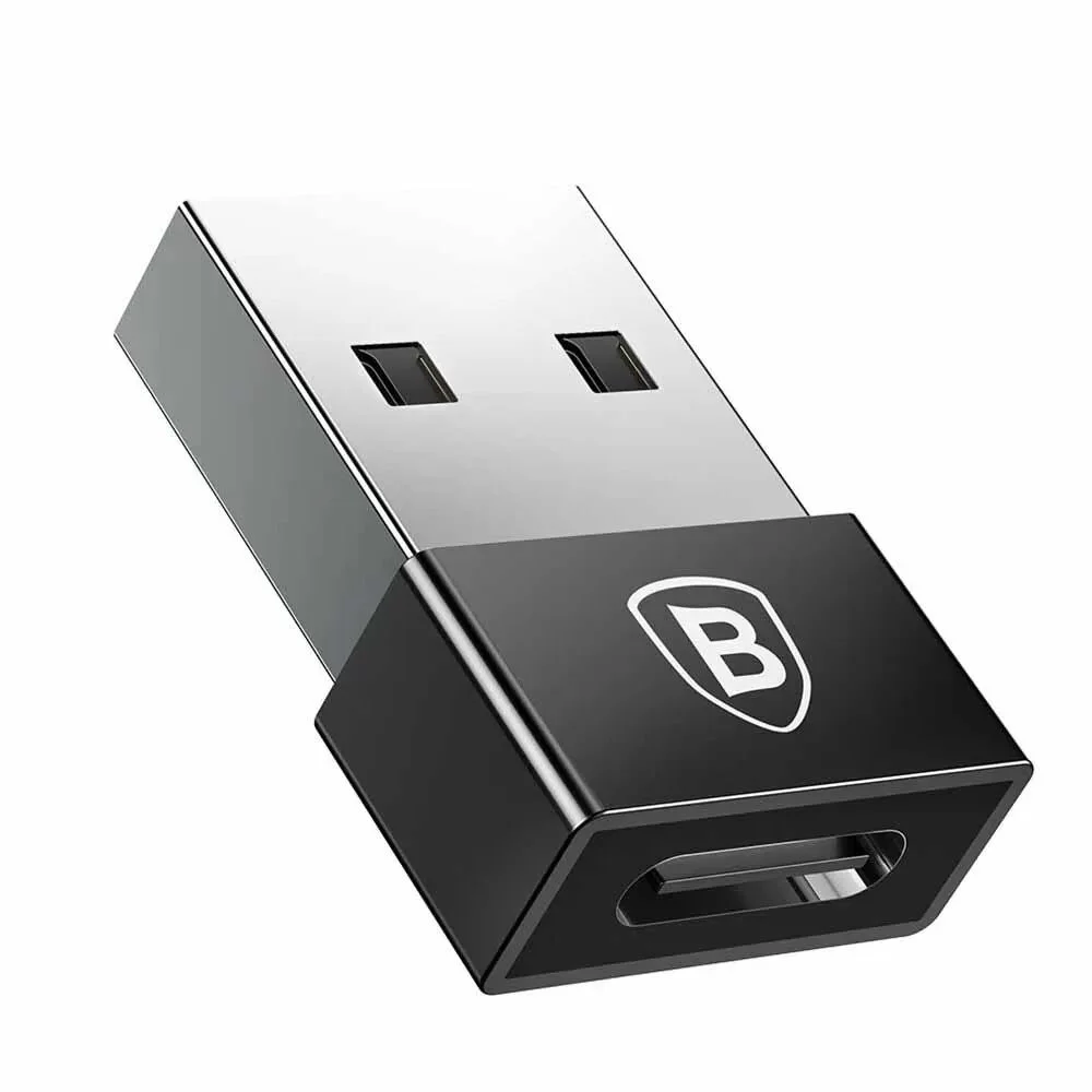 Baseus USB Male to Type-C Female Adapter Converter (CATJQ-A01)