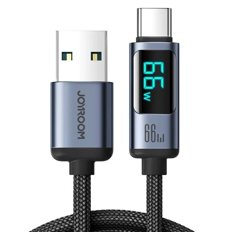 JOYROOM S-AC066A16 6A USB to Type-C Digital Display Fast Charging Data Cable
