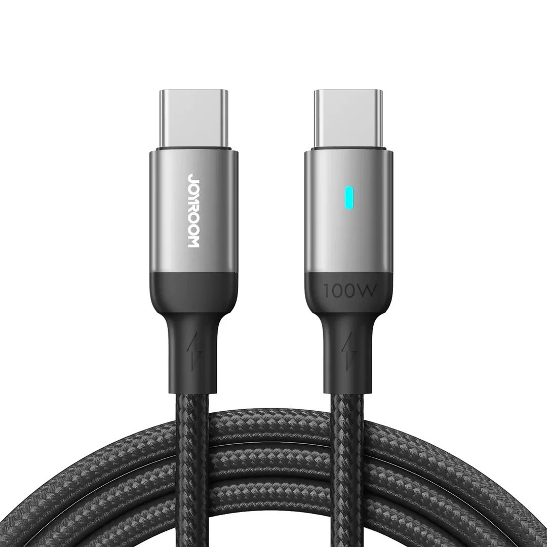 JOYROOM S-CC100A10 100W Nylon Type-C To Type-C Cable - 1Meter