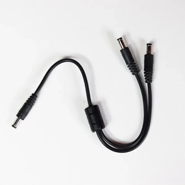 GearUP 2-in-1 DC Cable to use 2 Devices on WGP/ SKE mini UPS (Black Color)