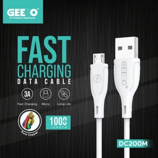 Geeoo DC 200m Micro USB Fast Charging Cable
