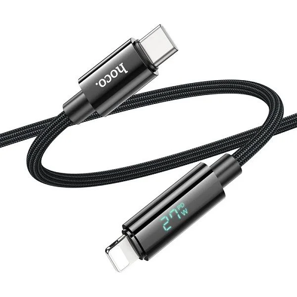 HOCO U125 Benefit PD Charging Data Cable With Display IP
