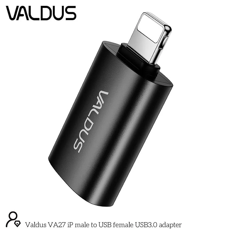 Valdus VA27 Lightning to Type-A OTG Converter
