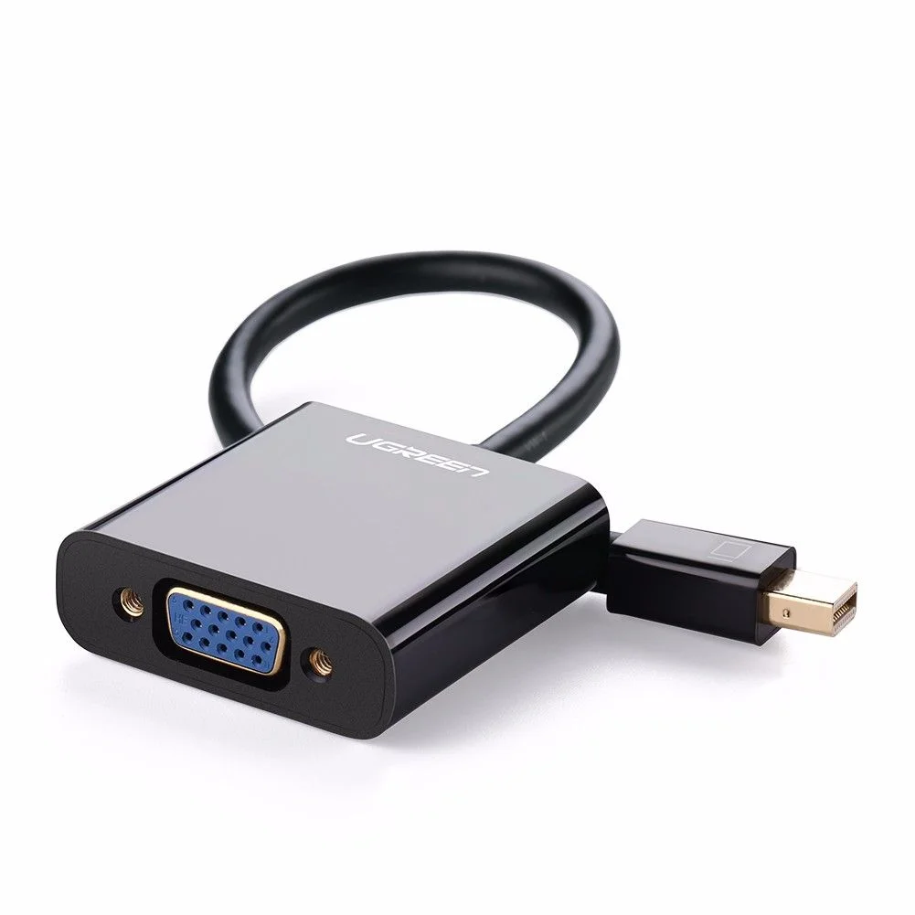 UGREEN Mini DP to VGA Converter Mini DisplayPort Male (Thunderbolt) to VGA Female