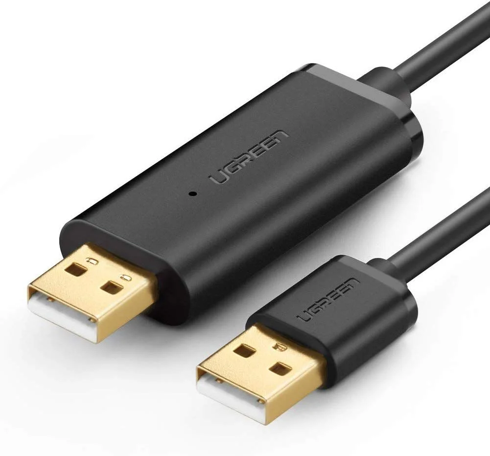 UGREEN USB PC To PC Data Transfer Cable USB 2.0 Transfer Data Easy Link Cable -3M